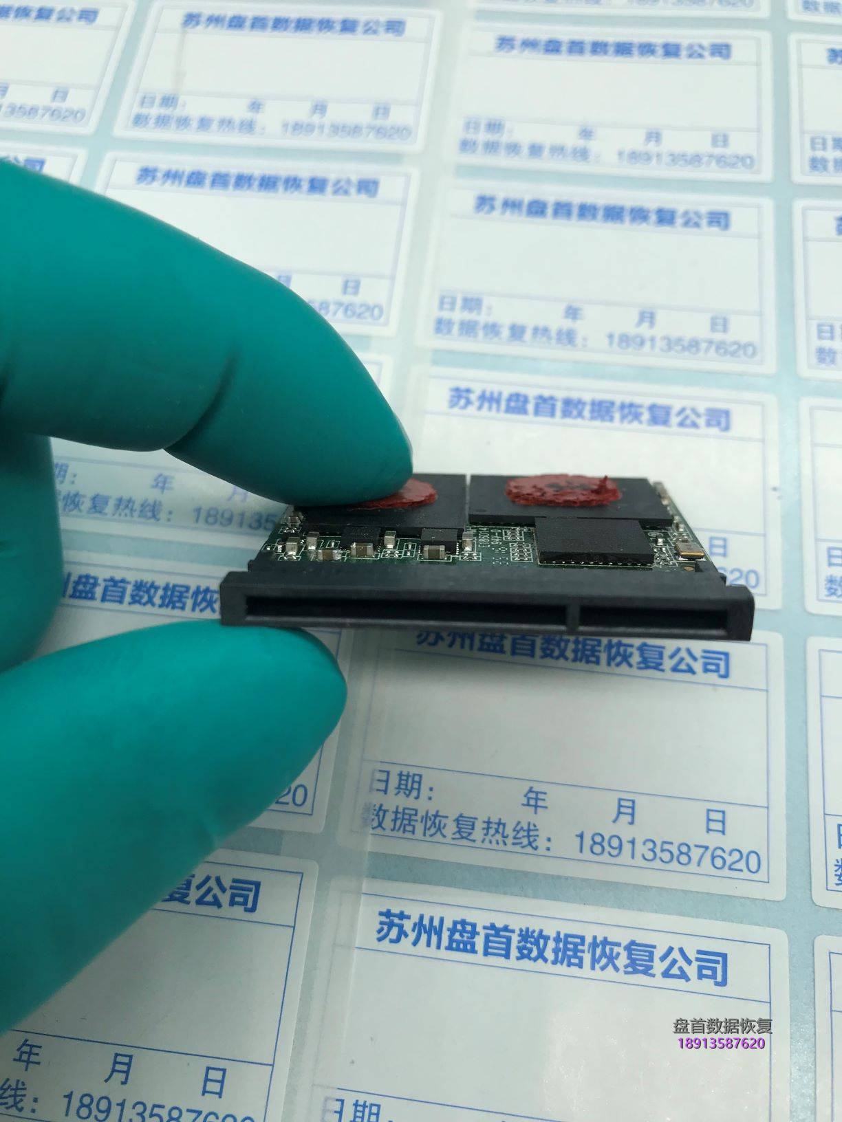 雷克沙CFast 2.0 3600X高速CF卡损坏无法识别芯片级数据恢复完美成功