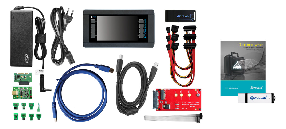PC-3000 Portable III简称(P3) PCIe SSD/NVMe协议SSD数据恢复设备