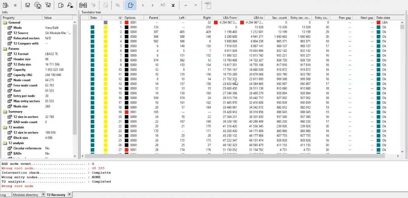 使用PC3000 7.2 版本修复西部数据SMR叠瓦盘的二级翻译器（T2）
