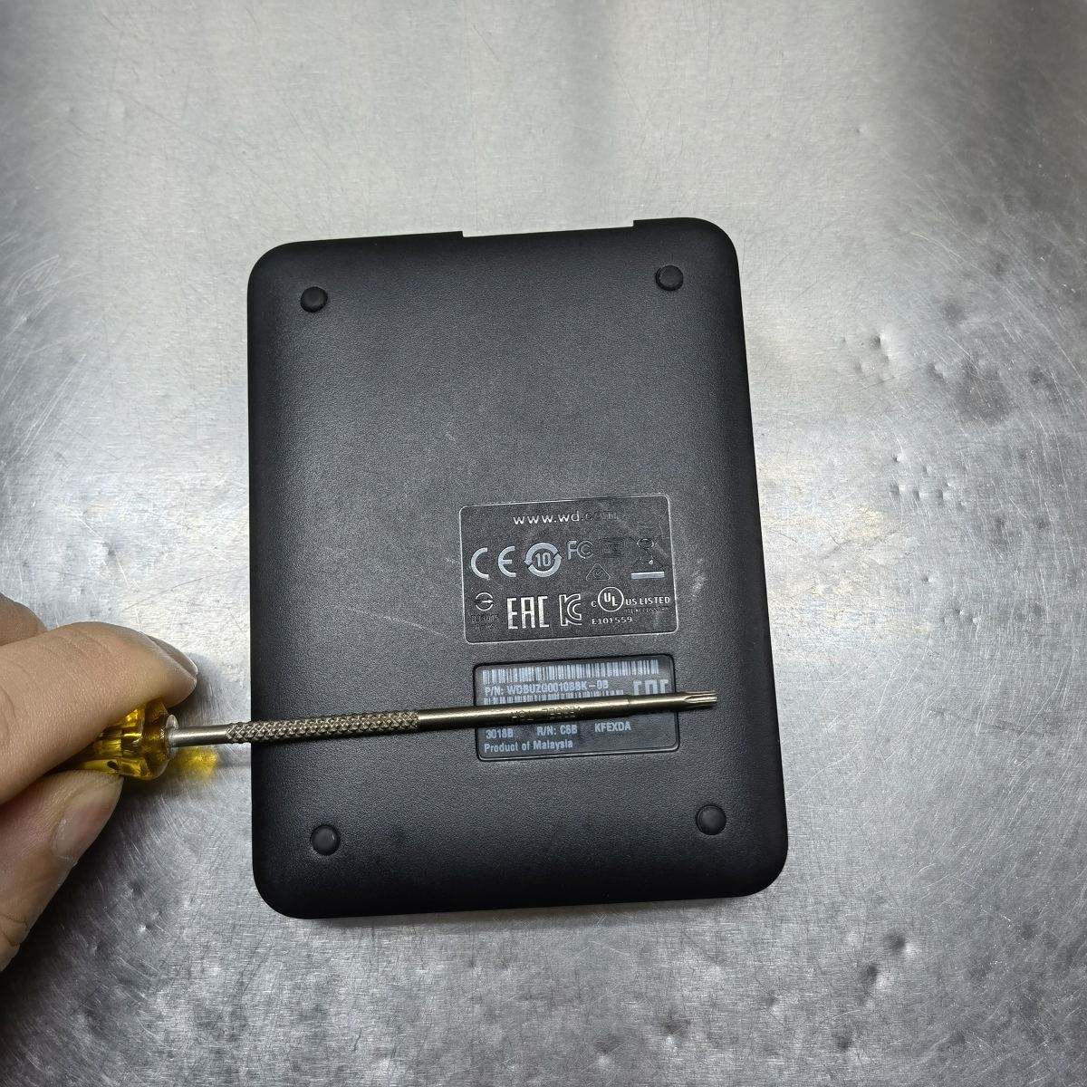 西部数据WD 1T Elements移动硬盘WD10SMZW-11Y0TS0开盘数据恢复成功