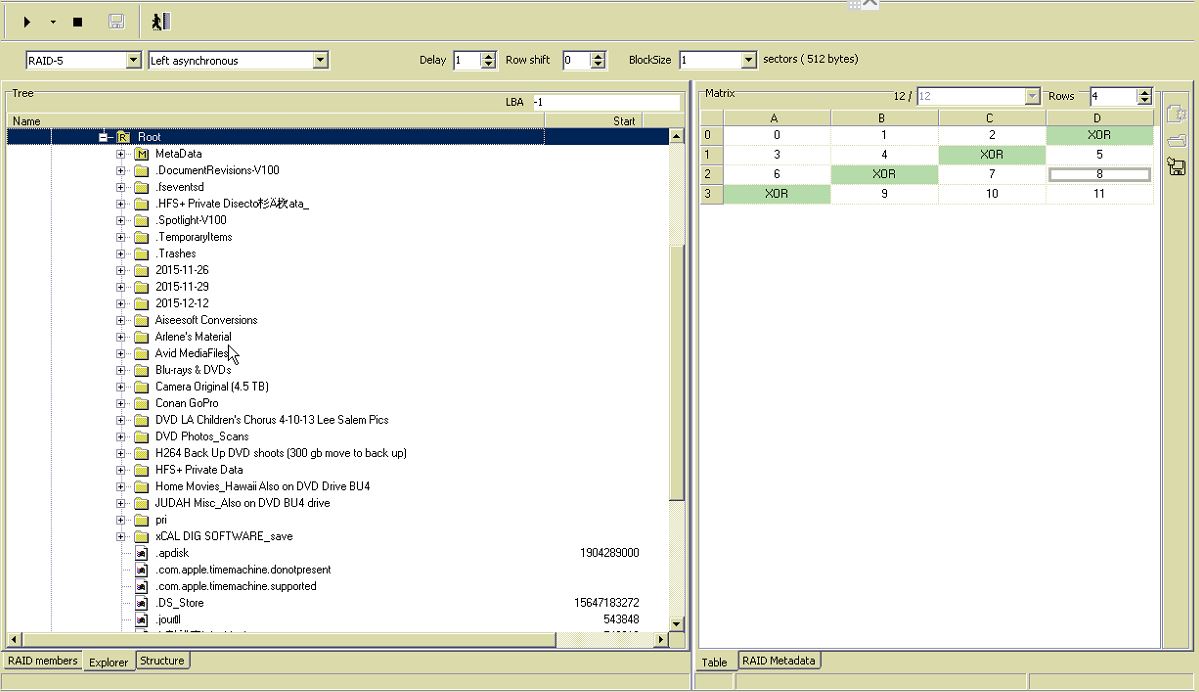 PC-3000 DE. Data Extractor RAID Edition LaCie Big 4 Quadra Raid 的解决方案