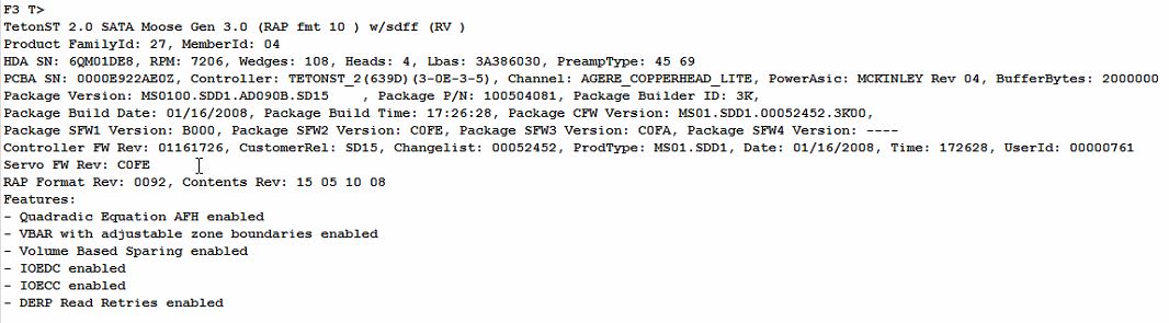 如何使用PC-3000 HDD. Seagate F3 解决非常驻G表中无用缺陷导致的翻译器问题