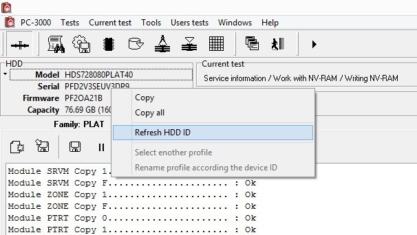 使用PC-3000 for HDD解决日立IBM硬盘NVRAM问题的数据恢复