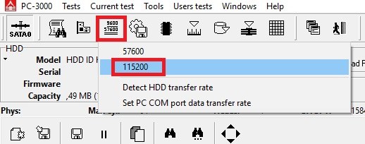 PC-3000 for HDD. Samsung HDD如何使用BURN