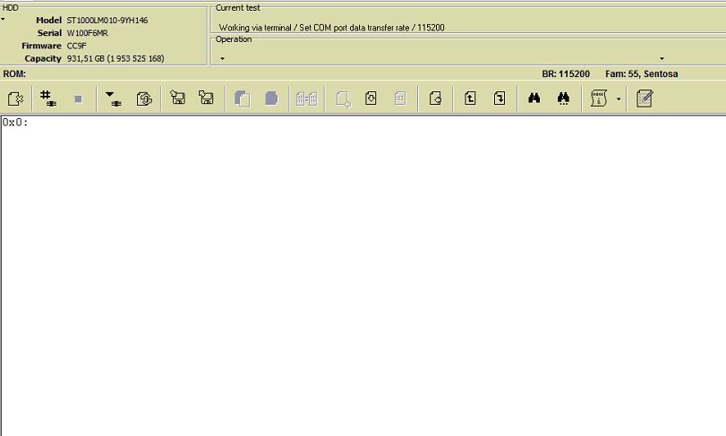 使用PC-3000修复希捷F3 Sentosa家族终端提示”SIM Error 1009 RW Error 00000080″错误