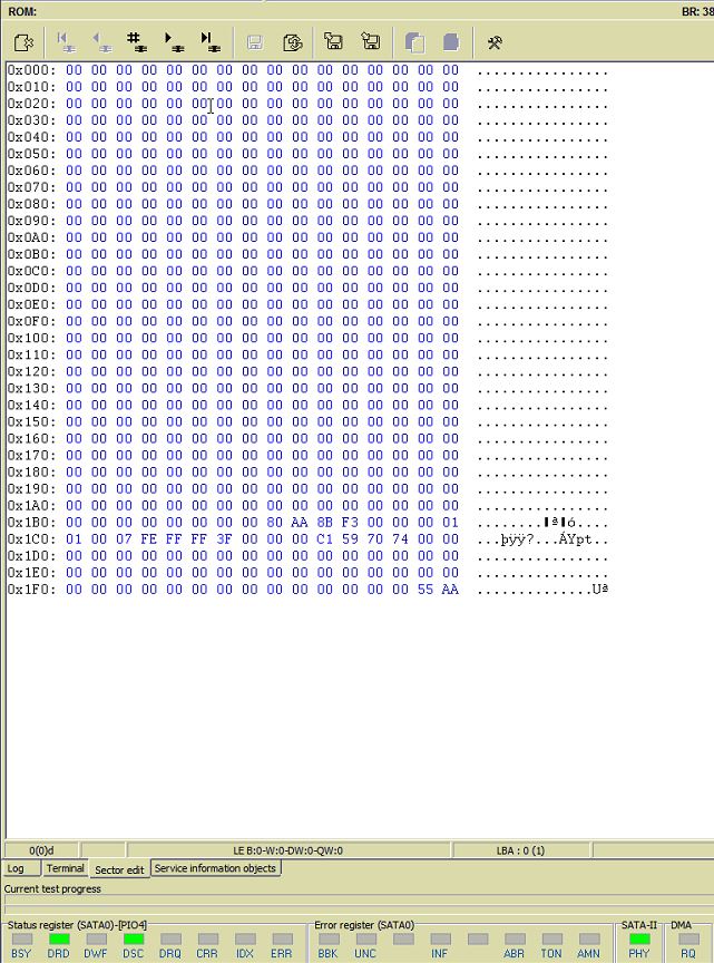 使用PC-3000修复希捷F3 Sentosa家族终端提示”SIM Error 1009 RW Error 00000080″错误