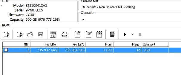 如何使用PC3000 for HDD Seagate F3系列硬盘，手动翻译器恢复过程与Track缺陷处理方法