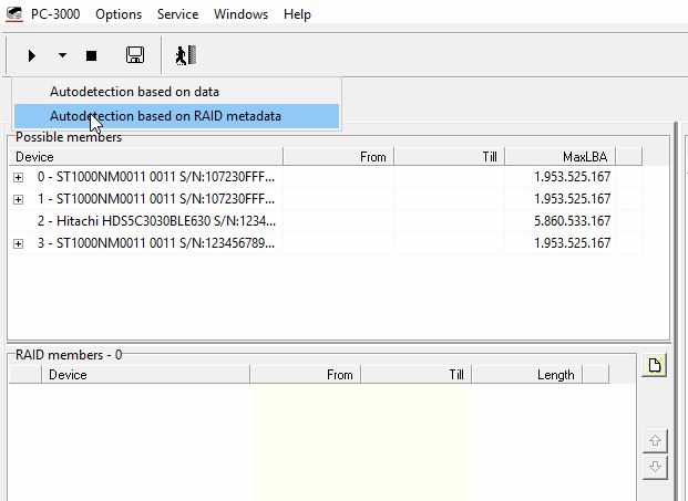 如何使用PC-3000 Data Extractor. RAID Edition对RAID10进行数据恢复