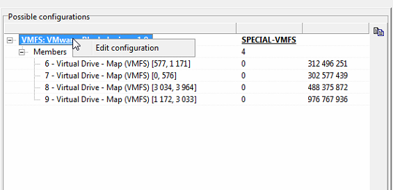 使用PC-3000 DE Data Extractor RAID Edition恢复RAID中VMFS卷的虚拟机数据