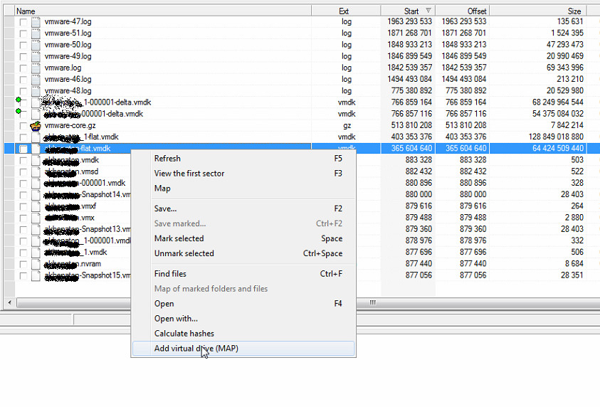 使用PC-3000 DE Data Extractor RAID Edition恢复RAID中VMFS卷的虚拟机数据